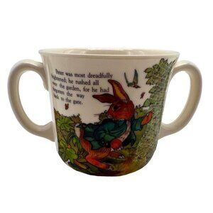 Beatrix Potter Peter Rabbit Dual Handle Childrens Cup